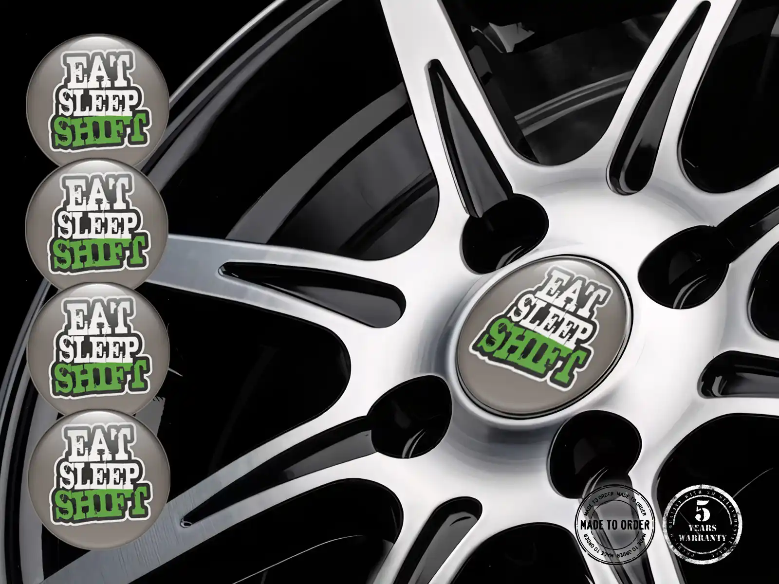 Wheel Emblem Edition Silicone Stickers for Cars